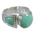 Genuine Sterling Silver And Turquoise Ring Size 8 RX81077
